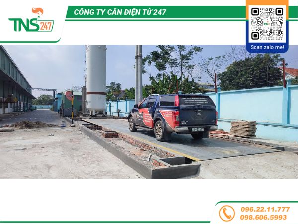 Lắp đặt cân ô tô điện tử 80 tấn tại Việt Trì Phú Thọ