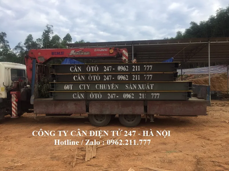 Báo giá trạm cân ô tô 60 tấn