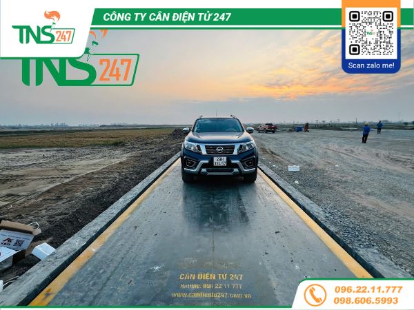 Lắp đặt cân ô tô điện tử 80 tấn tại Phù Cừ Hưng Yên