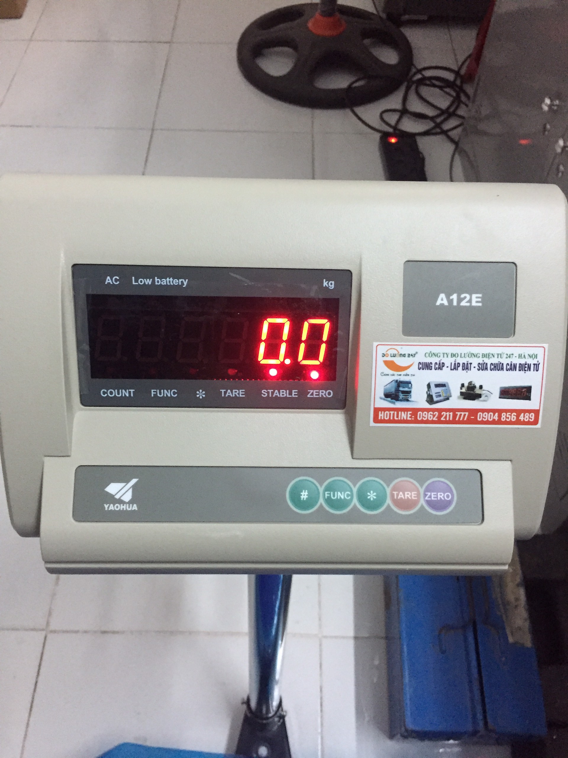 Cân bàn điện tử A12E 60kg hãng Yaohua