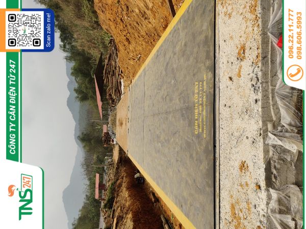 Lắp đặt nối dài cân ô tô điện tử 80 tấn tại Cẩm Thuỷ Thanh Hoá