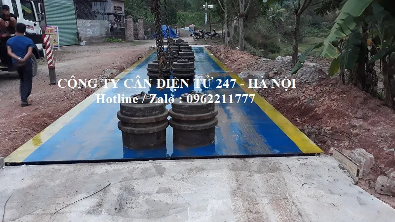 Trạm cân xe tải 60 tấn giá bao nhiêu