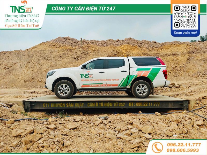 Sửa chữa cân ô tô điện tử 40 tấn bị sét đánh tại Bắc Giang