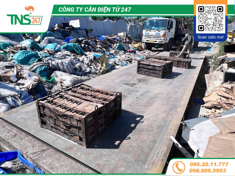 Kiểm định cân ô tô điện tử 80 tấn tại Trần Phú Hải Phòng