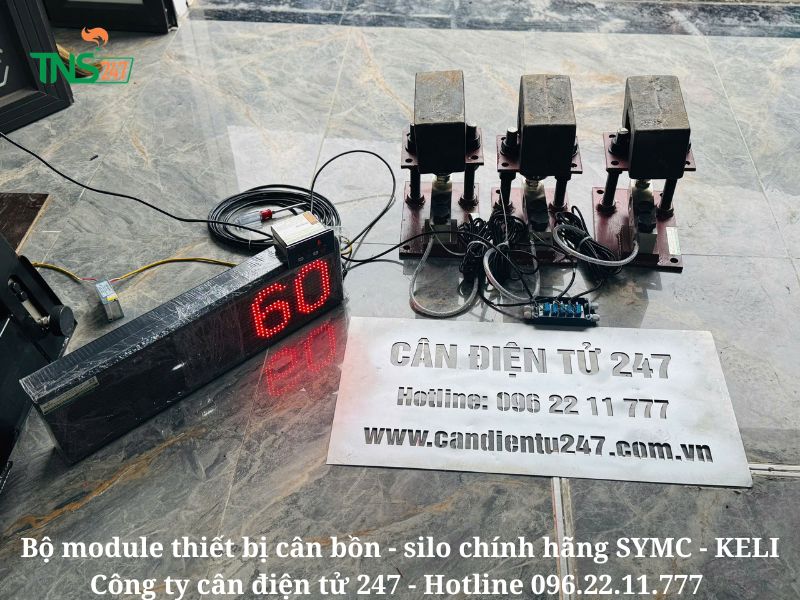 Bộ thiết bị cân bồn silo 20 25 30 tấn chính hãng Keli SYMC
