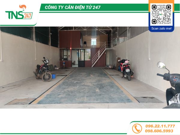 Lắp đặt cân ô tô điện tử 80 tấn tại Sơn La