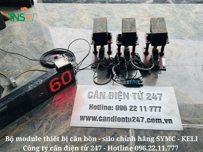 Bộ thiết bị cân bồn silo 20 25 30 tấn chính hãng Keli SYMC