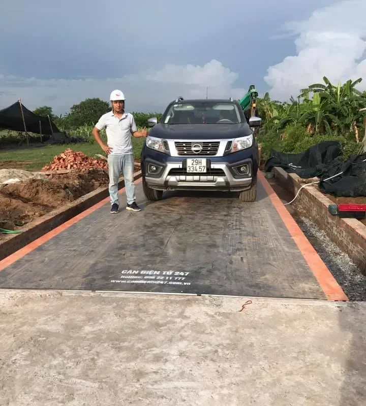 Lắp cân điện tử 60 tấn tại Mê Linh Hà Nội
