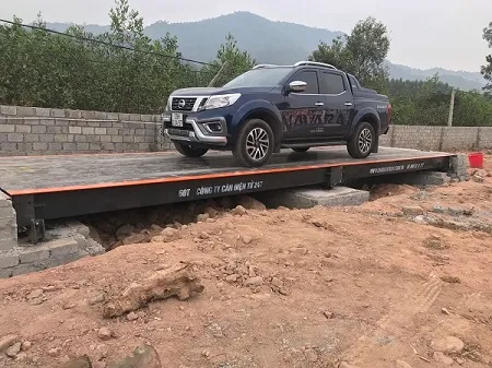 Lắp đặt trạm cân điện tử 60 tấn tại Lục Nam Bắc Giang