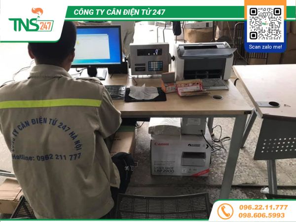 Lắp đặt cân ô tô điện tử 80 tấn tại Hoà Bình