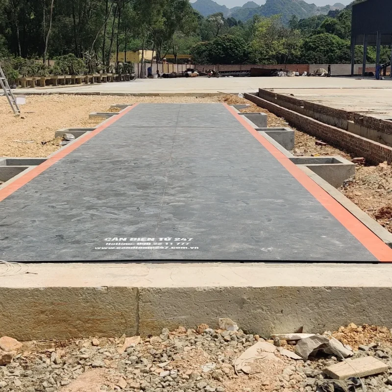 Lắp cân điện tử 120 tấn tại Bỉm Sơn Thanh Hoá