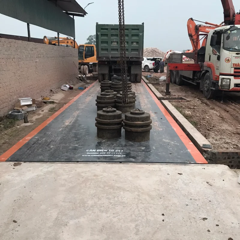 Lắp cân điện tử 120 tấn tại Chí Linh Hải Dương